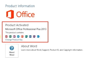 Serial Key Microsoft Office 2013